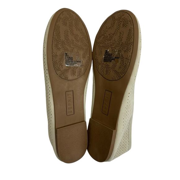 Esprit Orly Womens Flats Size 7 M Cream - Picture 6 of 9